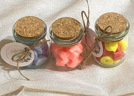 Wax melts σε βαζάκια